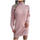 thumbnail image 1 of Vestido de suéter de fondo Odeerbi ODB149848 Cuello Alto Manga Larga para Mujer, 1 of 7