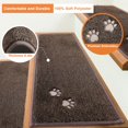 thumbnail image 3 of Pisadas de escalera para escalones de madera de 28 x 9 pulgadas antideslizante para interiores camino de escalera suave para niños ancianos y mascotas, 3 of 8