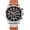 Silver - Black, variant on Mens Multifunction Sport Chronograph Watch Military Waterproof Japanese Quartz Wrist Watch Brown Leather