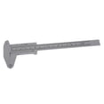thumbnail image 3 of 150mm Plastic Double Rule Scale High Accuracy Vernier Caliper 0.5mm Measuring Tool for Office Woodworking Engineering, 3 of 6