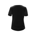 thumbnail image 3 of DuoJiaJ Women's Elegant Lace V Neck Short Sleeve Solid Tops Shirt Blouse Black L, 3 of 4