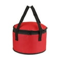 thumbnail image 4 of veasfak Sac Isotherme pour Aliments Sac de Restauration Réutilisable Pliable pour BBQ Magasinage Randonnée Rouge, 4 of 9