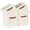 Beige, variant on Cube Storage Bins 4Pack Foldable Cube Baskets for Clothes Shelf Storage Basket with Handles, Storage Box Fabric Storage Organizer Bins for Home (White&Grey, 13x15x13 Inch)