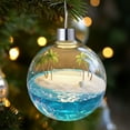 thumbnail image 5 of Sports Balls Christmas Ornaments Acrylic Snow Globe Sports Tree Decor Basketball Football Baseball Collectible Holiday Gift for Fans Sports Bar or Home Decor, 5 of 5