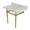 Carrara Marble / Brushed Brass, variant on Kingston Brass Kvpb3630mb Templeton 36" Rectangular Brass, Ceramic, Marble Console