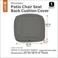 thumbnail image 5 of Classic Accessories Montlake FadeSafe Water-Resistant Patio Lounge Back Cushion Cover, 25 x 18 x 4 inch, Heather Grey, 5 of 15