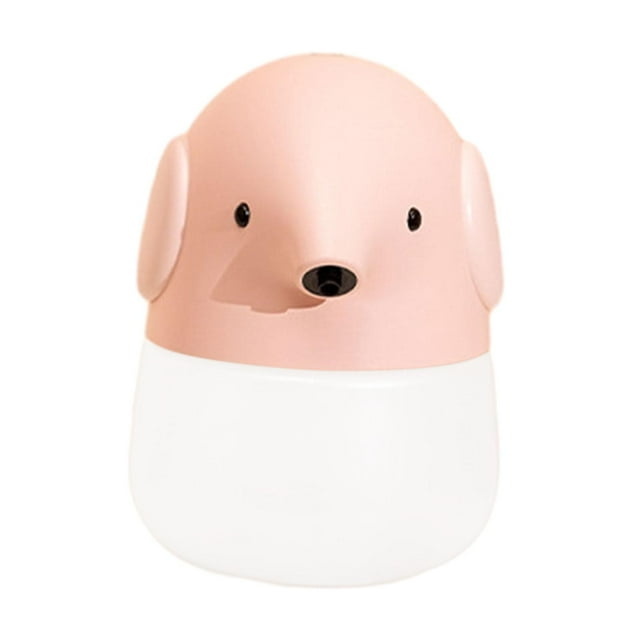 Dispensador automático de jabón de manos de 300 ml, ideal para baño y cocina. rosa
