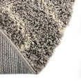 thumbnail image 5 of Unique Loom Trellis Shag Collection Area Rug - Ruth (5' 3" x 8' Oval Gray/Ivory), 5 of 11