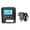 Black - EU Plug, variant on YAHHU Portable Counterfeit Bill Detector Rechargeable 4 Way Direction USD EUR Bill Checker Machine (7.48 in / 19 cm)