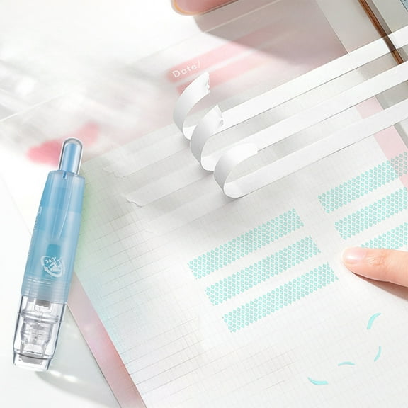 Push Button Double Sided Tape Pen, High Viscosity Dot Dispenser for Paper Crafts, Photos & Scrapbooking, Clean & Repositionable Adhesive