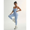 thumbnail image 6 of Top-kevin Hollow Back Gym Fitness Bra, Workout Leggings, Seamless Tights Sets, 6 of 7