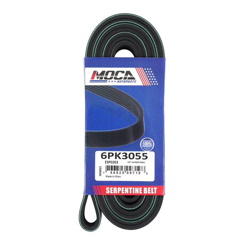 MOCA AUTOPARTS Accessory Drive Belt w/ Tensioner Set Fit for 