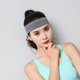 thumbnail image 2 of Diademas de fitness para mujer, diadema deportiva para mujeres y hombres, banda para el sudor para hombres y mujeres, 1 diadema absorbente de sudor (gris) oso de fresa  Electrónica, 2 of 5