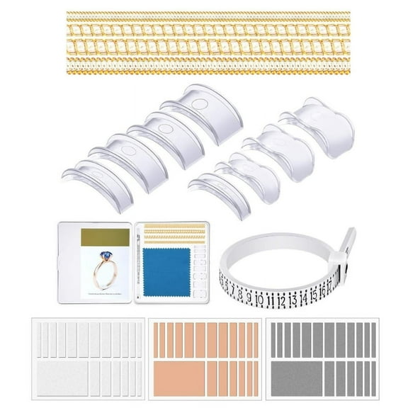 71Pcs Rings Sizer Adjuster Spacer for Loose Rings Invisible Rings Guard Tightener