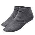 thumbnail image 2 of NIBOLOG 1 Pair PGM Solid Color Ribbed Cuffs Running Socks High Stretchy Breathable Moisture Wicking Men Short Socks for Workout, 2 of 8