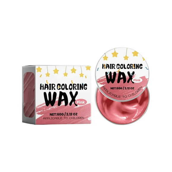 Cera de color temporal para el cabello para niños, mujeres y hombres, tinte lavable para peinar el cabello teñido, para niñas, niños y adolescentes, crema en gel para teñir el cabello al instante, 60