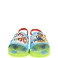 thumbnail image 2 of Paw Patrol Sandal for Toddlers, Mismatch Slide Sandal with Elastic Ankle Strap, Blue/Green, Toddler Size 7/8, 2 of 6