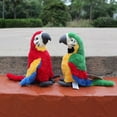thumbnail image 2 of Bluelans Simulation Plush Parrot Bird Plush Stuffed Doll Kids Toy Table Sofa Decor, 2 of 7