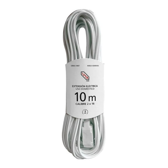 Extensión Eléctrica Iusa 10 m Blanco 619344