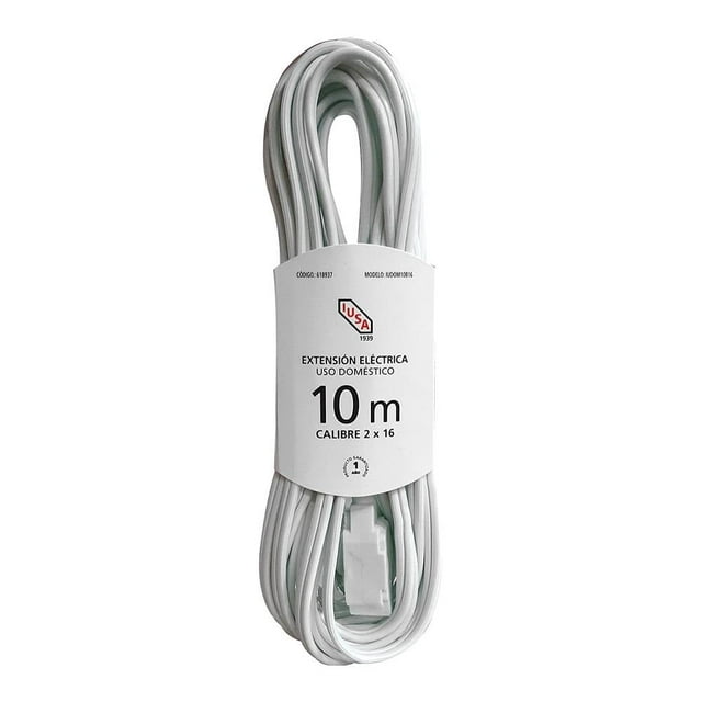 Extensión Eléctrica Iusa 10 m Blanco 619344