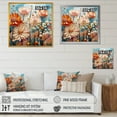 thumbnail image 4 of Designart "Elegant Softness Of Mum Flowers II" Mums Wall Decor, 4 of 7