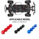 thumbnail image 4 of Bewildely 4 piezas 1/10 tuerca de neumático RC pieza de actualización aleación de aluminio a prueba de herrumbre y duradera tuerca de Kits de construcción modelo Negro, 4 of 6