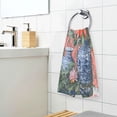thumbnail image 3 of Yayeee 100% Cotton Hand Towels for Bathroom 16" x 28" Soft Absorbent Kitchen Towel, Orange Vibrant Flowers, 3 of 7