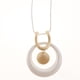 thumbnail image 4 of Collar geométrico Zulema de cadena Redonda oro, 4 of 8