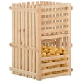 thumbnail image 1 of vidaXL Potato Box 50x50x80 cm Solid Pinewood, 1 of 5