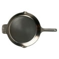 thumbnail image 3 of iLiving Un-seasoned Modern Heirloom Mirror Polished Cast Iron Skillet Pan 12" (2.7" Wall Height / 3.7 L), Silver, 3 of 5