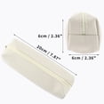 thumbnail image 6 of Unique Bargains Portable Stationery Bag Zipper Pencil Case Beige, 6 of 6