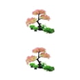thumbnail image 3 of Methold Adornos de árbol de pecera no tóxicos, decoración de acuario realista y degradable, suministros de árbol de simulación, bonsái Type1 NO1, 3 of 6