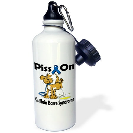 3dRose Piss On Guillain Barre Syndrome Awareness Ribbon Cause Design, Sports Water Bottle,
