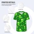 thumbnail image 3 of KLL St Patrick's Day2 for Men's Baseball Shirts,Short Sleeve Casual Shirts Button Down Shirt for Men Beach Summer Wedding Shirt-4X-Large, 3 of 7