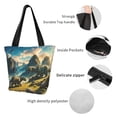 thumbnail image 4 of Disketp Valley River Dinosaur for Women’s Casual Shoulder Tote Bag Cross-body Handbags for Shopping, Travel and Daily Use, 4 of 6