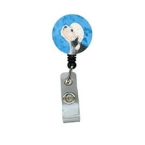 Carolines Treasures SS4779-BU-BR Dandie Dinmont Terrier Retractable Badge Reel Or Id Holder With Clip
