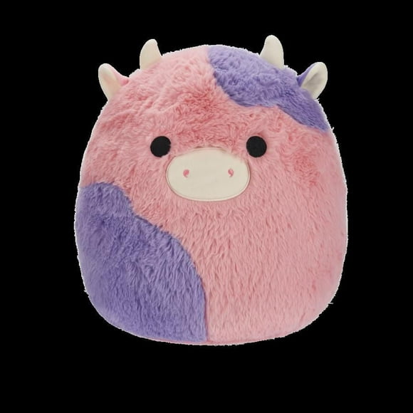 Squishmallows 12" - Fuzzamallows: Patty the Pink and Purple Cow