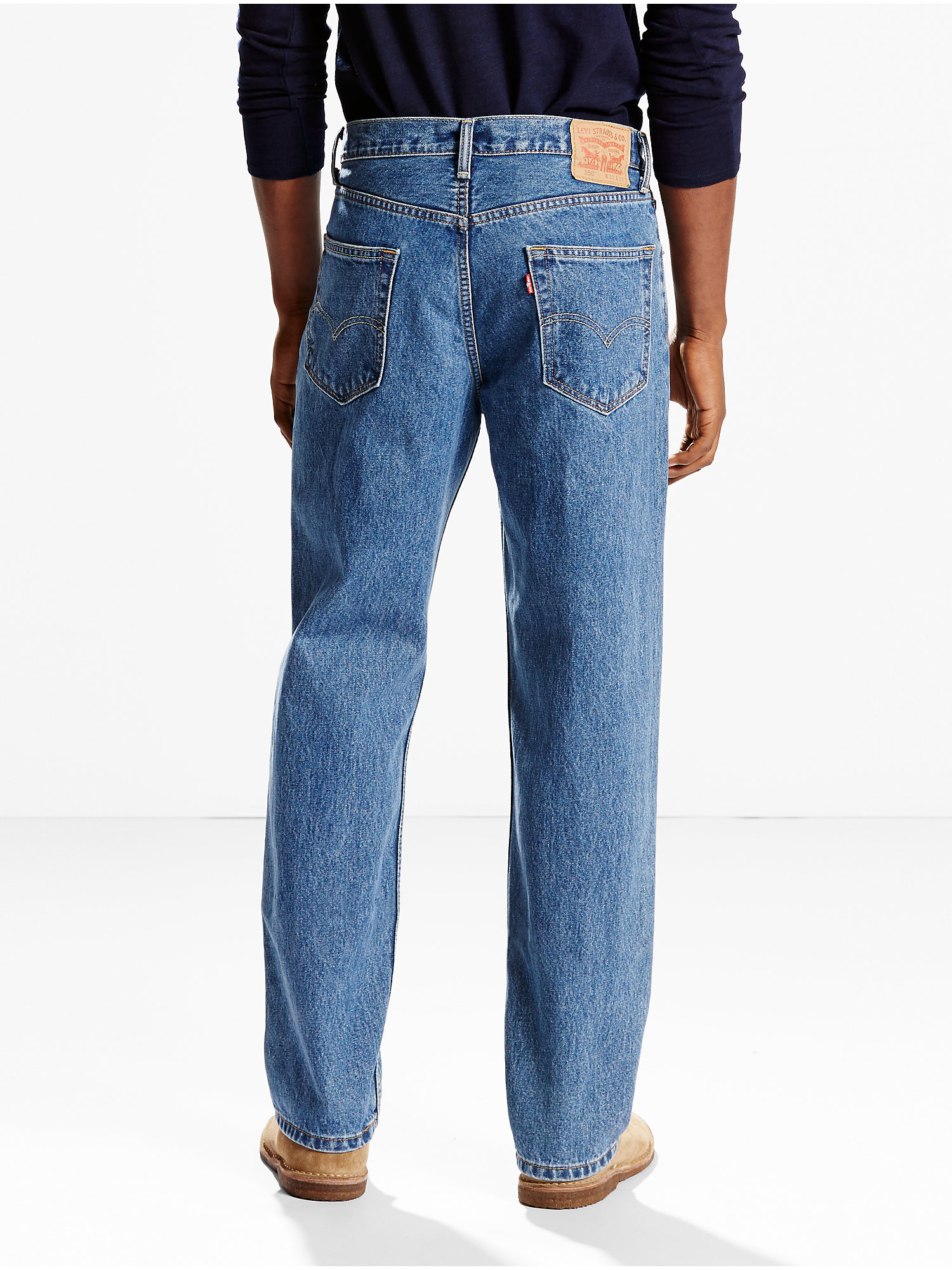 Levi's Men's Big & Tall 550 Relaxed Fit Jeans - image 3 of 7