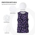 thumbnail image 3 of Honeii Lavender Flowers print basktball shirt for men and women, Unisex basketball jersey for Theme party-3X-Large, 3 of 6