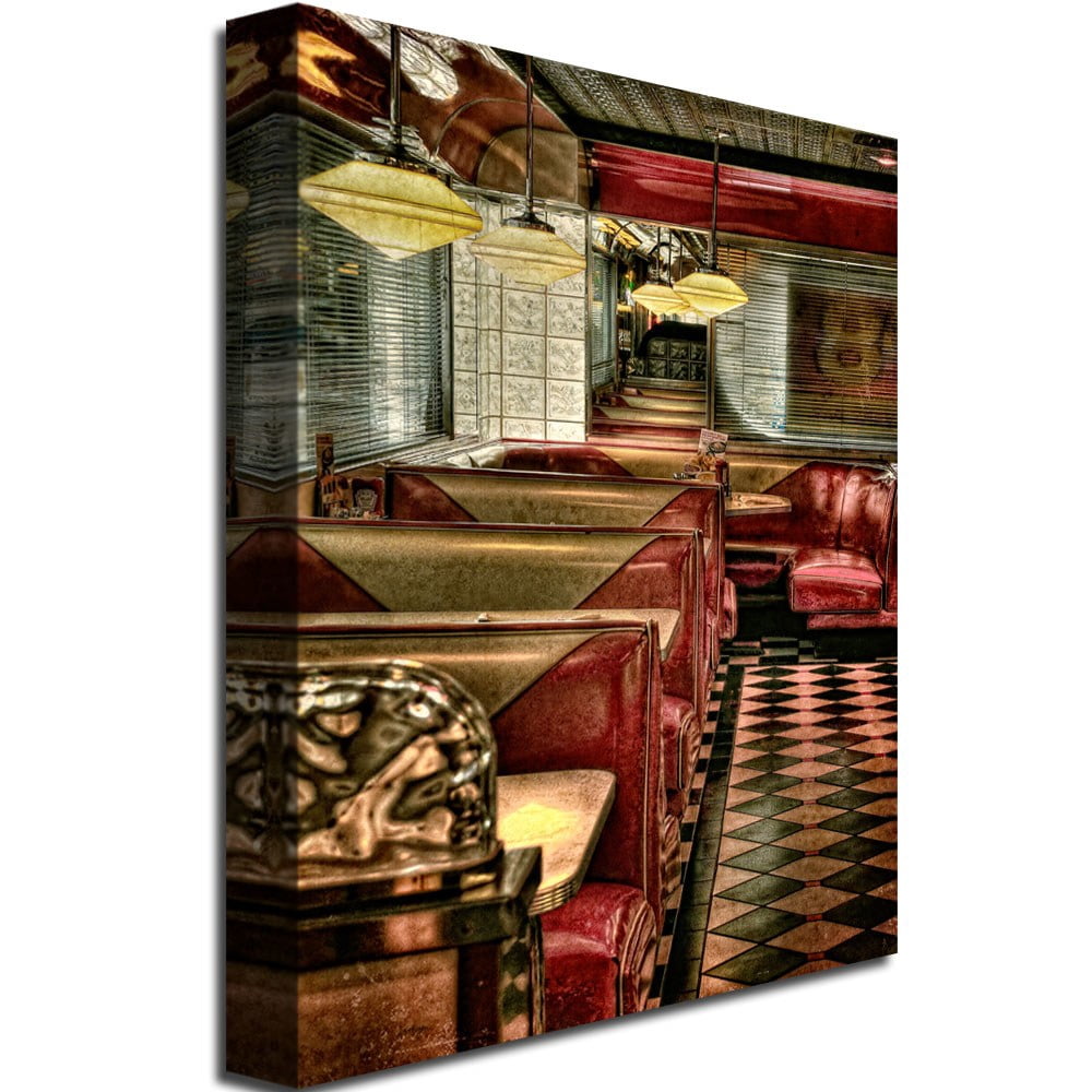 Trademark Fine Art "The Diner" Canvas Wall Art by Lois Bryan