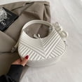 thumbnail image 2 of Bolso elegante para mujer, de piel sintética, con cierre de cremallera, Color sólido, bolso de viaje para mujer, 2 of 8