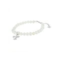 thumbnail image 3 of 925 Sterling Silver Adjustable Cultured Pearl Guardian Angel Bracelet for Girls, 3 of 5