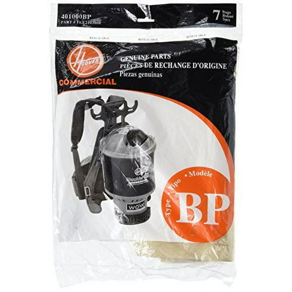 Replacement Part For Hoover Type BP Bag - 7 pack, 401000BP