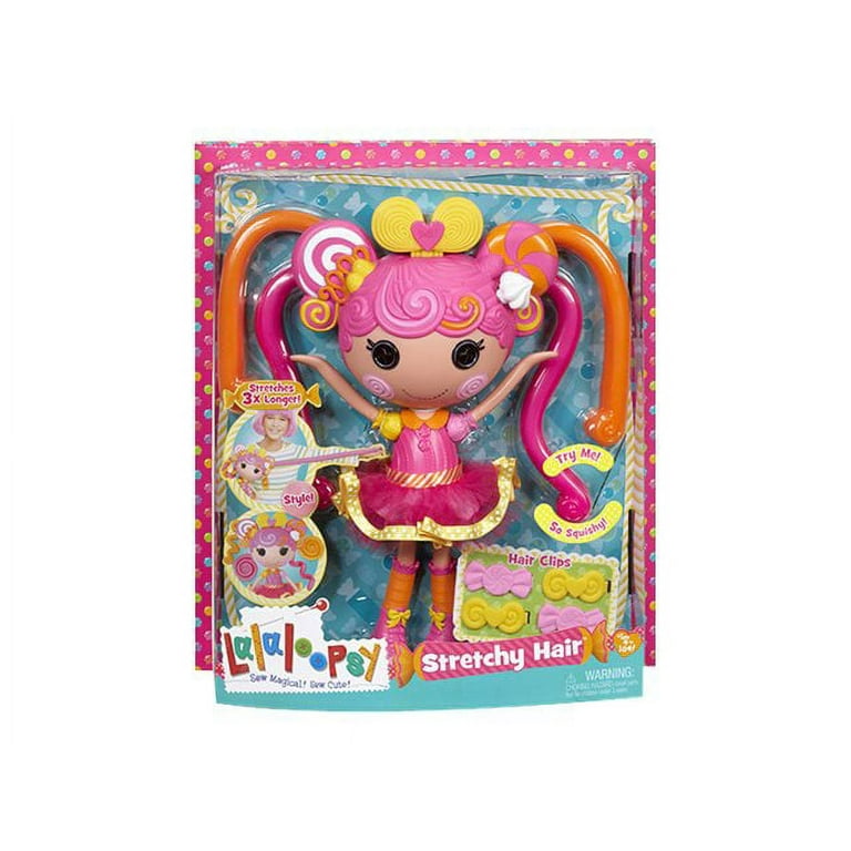 Lalaloopsy Stretchy Hair Doll Whirly Stretchy Locks