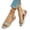 Gold, variant on Gold Women's Espadrilles Orthopedic Wedge Platform Sandals 2026 Flat Open Toe Ankle Comfortable Strappy Slip on Beach Boho Wide Width Casual Sandals 41