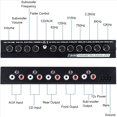 thumbnail image 4 of 3X Ecualizador de Audio para AutomóVil de 7 Bandas, Ecualizador GráFico Ajustable para Amplificador de AutomóVil EQ de 7 Bandas con Interruptor de SeleccióN Entrada CD/AUX, Negro, 4 of 5
