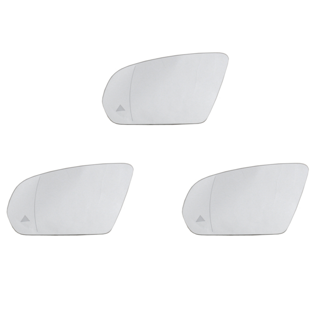 3X Left Side Wing Rearview Mirror Glass Blind Spot Heated for C,E,S,GLC Class W205 W222 W213 2013-2021