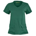 thumbnail image 3 of Pepino Uniforms Notch Neck Top, 3 of 7