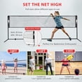 thumbnail image 5 of VIVOHOME Portable Badminton Net Set for Kid's Volleyball Soccer Tennis Pickleball, 5 of 6