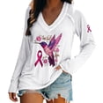 thumbnail image 3 of IMENGL Women Long Sleeve Shirts Loose Breast Cancer Awareness Printed Ribbon Tshirt Casual Basic Long Sleeve Top for Womens,M-XXXL, 3 of 6
